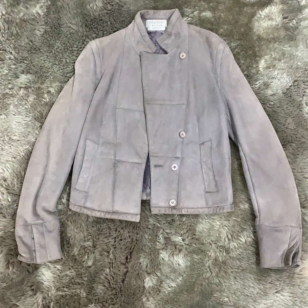 Yves Saint Laurent sheepskin coat